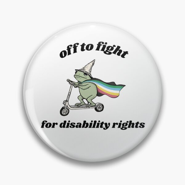 Item preview, Off To Fight For Disability Rights designed and sold by kar buncles.
