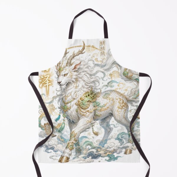 Item preview, Bai Ze Divine Beast Ancient Chinese Guardian Spirit designed and sold by Rui Mythic Studio.