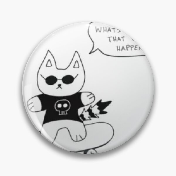 Item preview, Skater Cat Doodle designed and sold by Quirkyraphic.