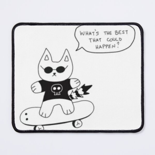 Item preview, Skater Cat Doodle designed and sold by Quirkyraphic.