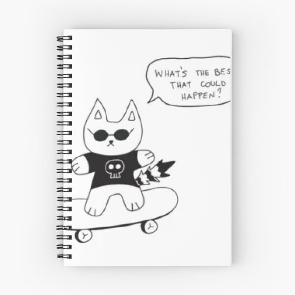 Item preview, Skater Cat Doodle designed and sold by Quirkyraphic.