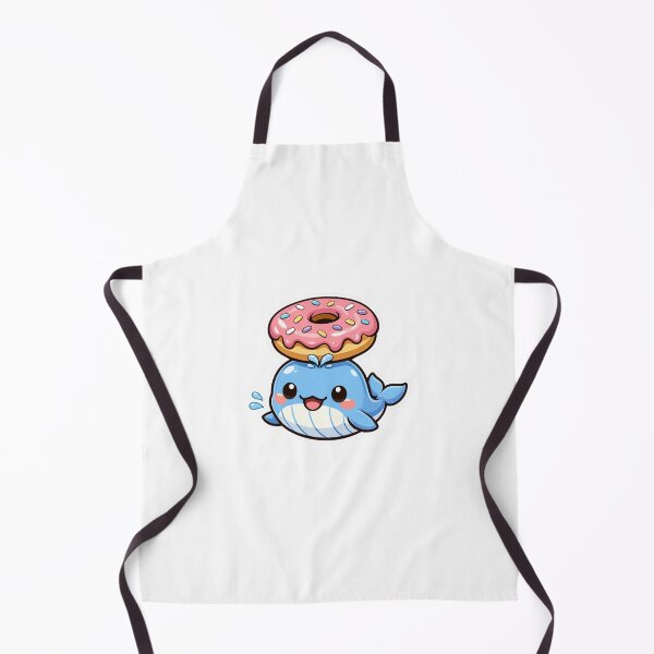 Item preview, Cute Whale Donut - Kawaii Ocean Animal Sweet Food Sticker designed and sold by AuraArtistica.