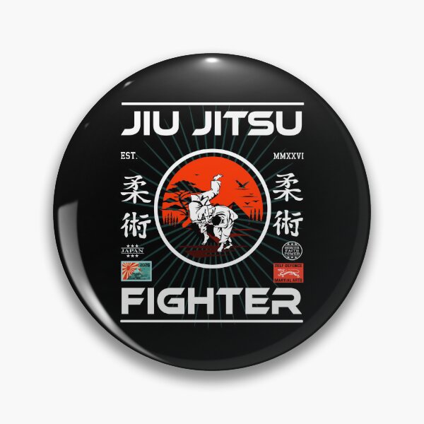 Item preview, Jiu Jitsu Shirt – Fighter Design with Fighting Spirit designed and sold by RetroMaritalArt.