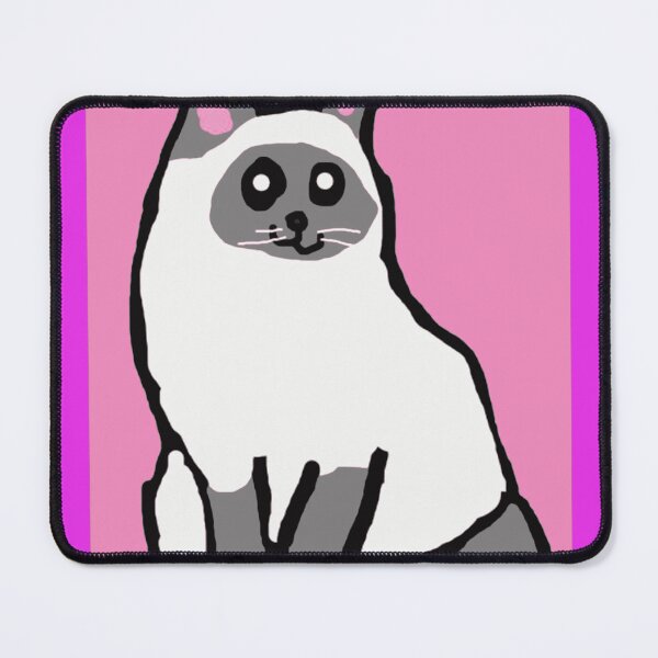 Item preview, Elegant Sitting Siamese Cat Portrait designed and sold by ChromaToon.