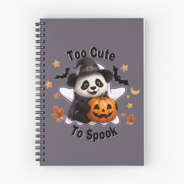Item preview, Cute Halloween Panda Pumpkin Ghost Sticker | Too Cute To Spook designed and sold by EnginerdStudio.