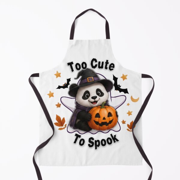 Item preview, Cute Halloween Panda Pumpkin Ghost Sticker | Too Cute To Spook designed and sold by EnginerdStudio.