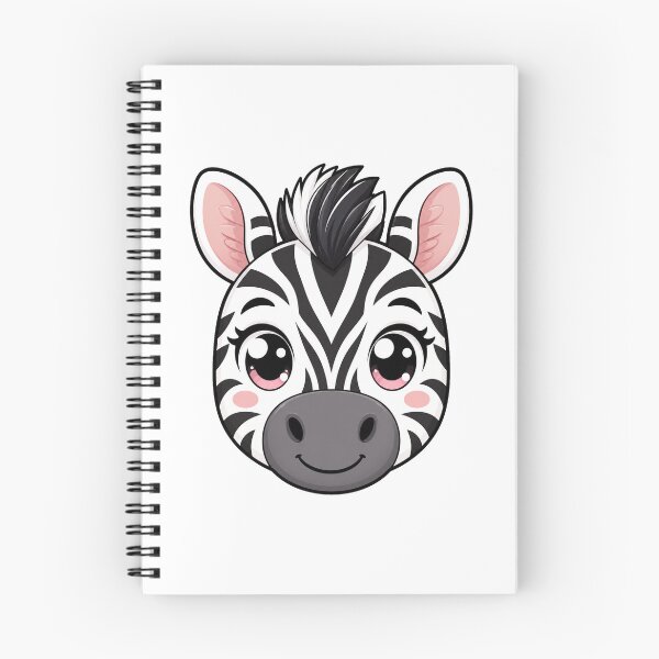 Item preview, Cute Kawaii Zebra Happy Animal Safari Cartoon designed and sold by Seculinator.