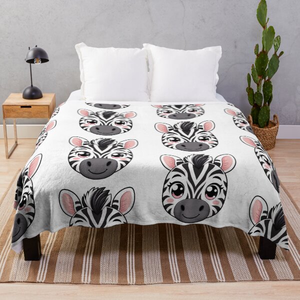 Item preview, Cute Kawaii Zebra Happy Animal Safari Cartoon designed and sold by Seculinator.