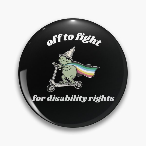 Item preview, Off To Fight For Disability Rights designed and sold by kar buncles.