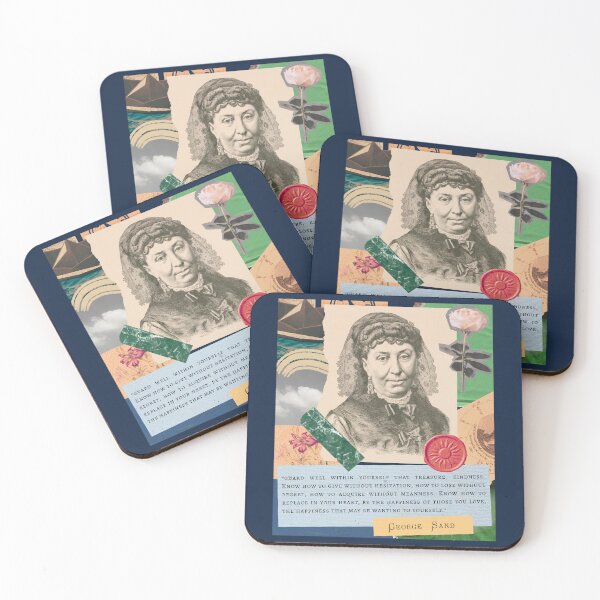 Item preview, George Sand quote:  Guard well within yourself that treasure, kindness. Know how to give without hesitation, how to lose without regret, how to acquire without meanness. designed and sold by artbleed.
