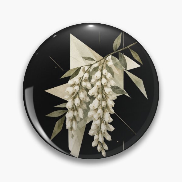 Item preview, Geometric acacia a subtle floral composition. A delicate vintage bouquet. designed and sold by NewtBoo.