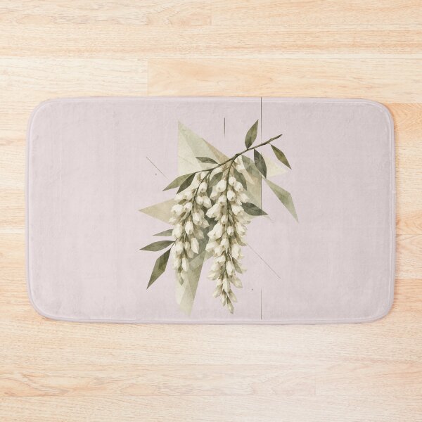 Item preview, Geometric acacia a subtle floral composition. A delicate vintage bouquet. designed and sold by NewtBoo.