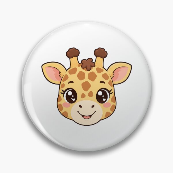 Item preview, Cute Kawaii Giraffe Happy Animal Safari Cartoon designed and sold by Seculinator.