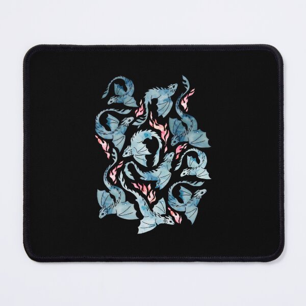 Item preview, dragon fire dark blue designed and sold by Jessamine Verano.
