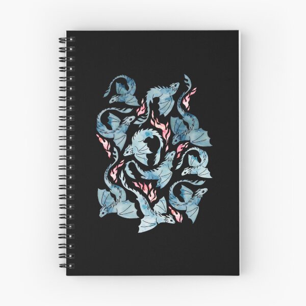 Item preview, dragon fire dark blue designed and sold by Jessamine Verano.