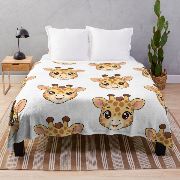 Item preview, Cute Kawaii Giraffe Happy Animal Safari Cartoon designed and sold by Seculinator.