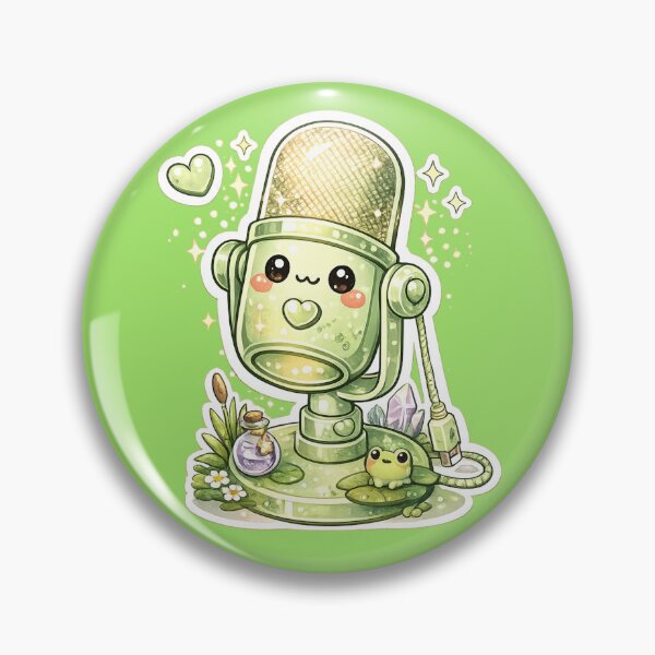 Item preview, Frog Kawaii Streaming Microphone designed and sold by Christiana-Art.