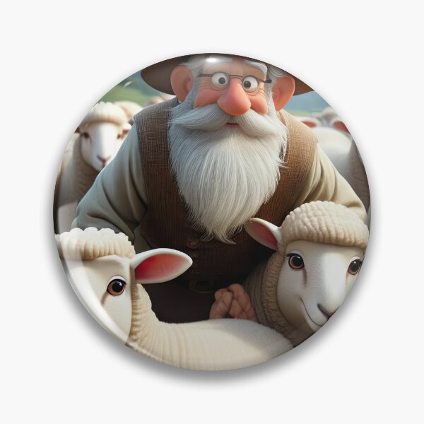 Item preview, Old Fart as a sheep shearer designed and sold by Colin Bentham.