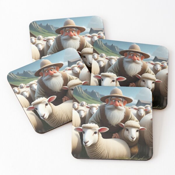 Item preview, Old Fart as a sheep shearer designed and sold by Colin Bentham.