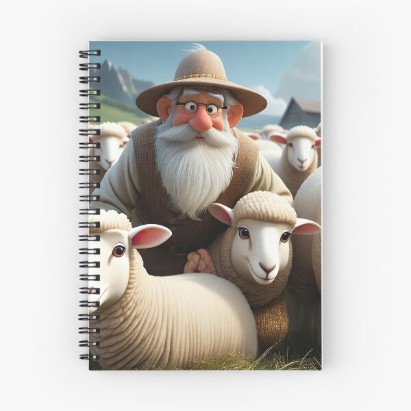 Item preview, Old Fart as a sheep shearer designed and sold by Colin Bentham.