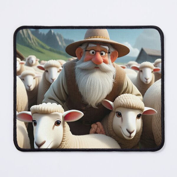 Item preview, Old Fart as a sheep shearer designed and sold by Colin Bentham.