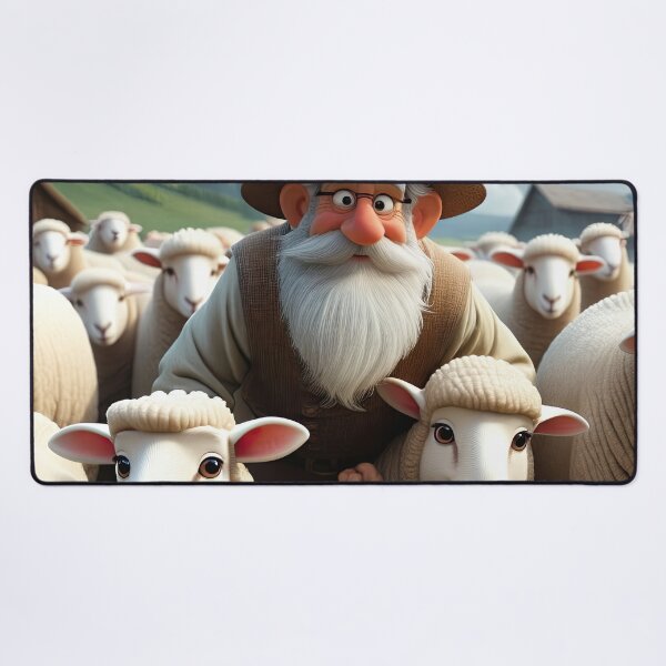 Item preview, Old Fart as a sheep shearer designed and sold by Colin Bentham.