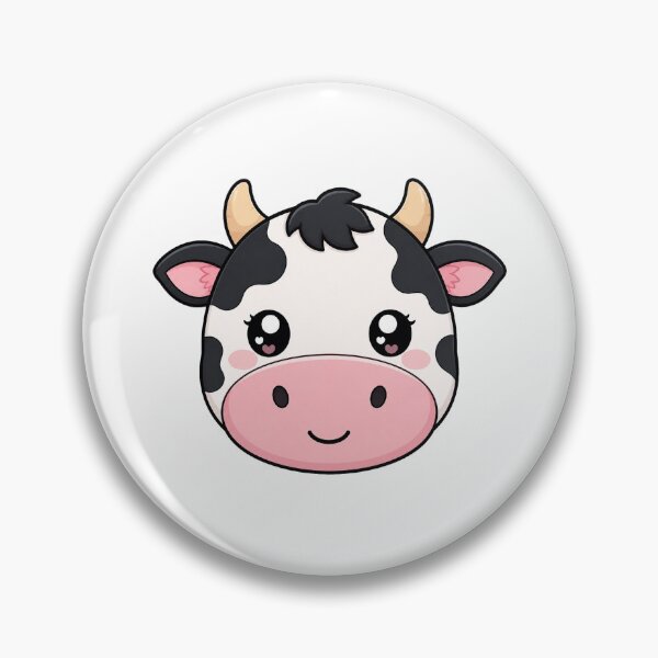 Item preview, Cute Kawaii Cow Happy Animal Farm Cartoon designed and sold by Seculinator.