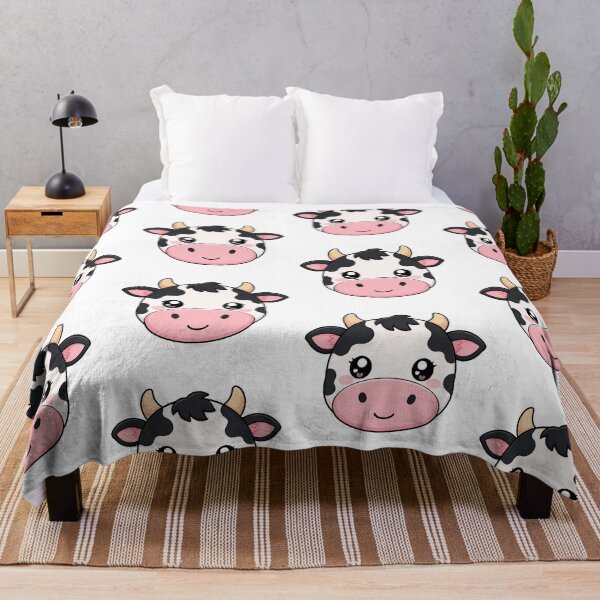 Aperçu de l'œuvre Cute Kawaii Cow Happy Animal Farm Cartoon créée et vendue par Seculinator.
