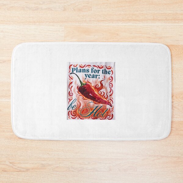 Item preview, Spicy Flame "Plans for the Year: Be Hot" Graphic Design designed and sold by Freedom Line Studio.
