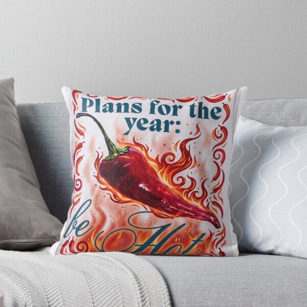 Item preview, Spicy Flame "Plans for the Year: Be Hot" Graphic Design designed and sold by HayaasBoutique.