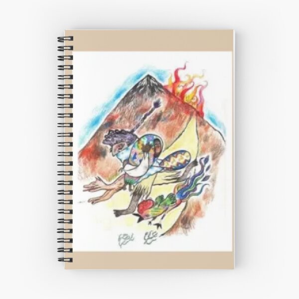 Item preview, Fiery Mountain Journey designed and sold by OceanicDoodle.