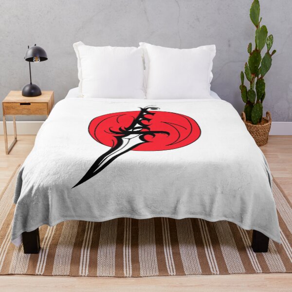 Item preview, Japanese Dagger Red Sun Ninja Knife Tattoo Calligraphy designed and sold by elmuna.
