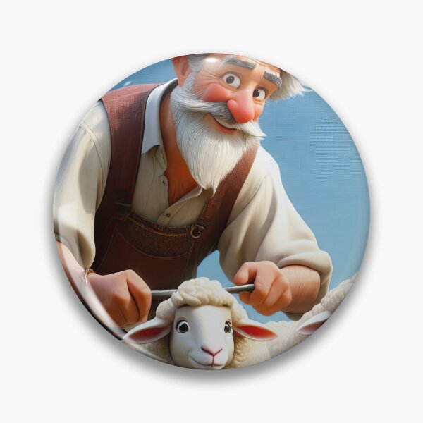 Item preview, Old Fart as a sheep shearer designed and sold by Colin Bentham.