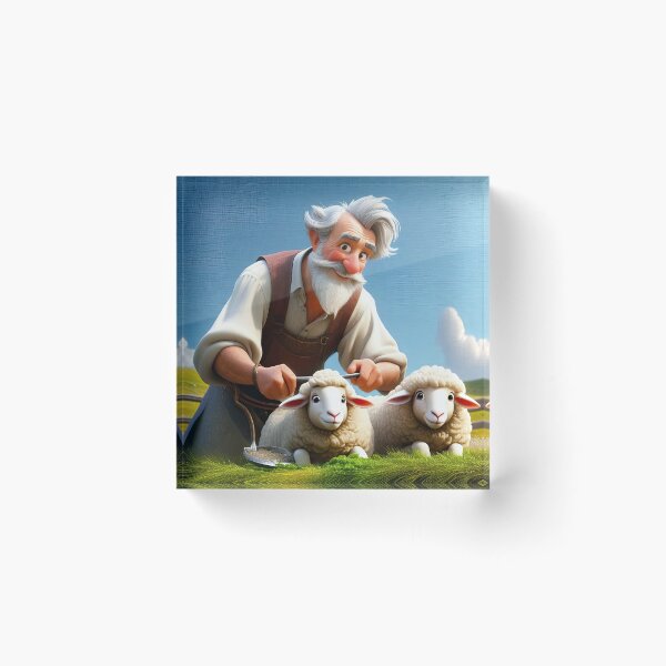 Item preview, Old Fart as a sheep shearer designed and sold by Colin Bentham.