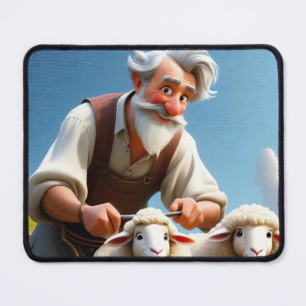 Item preview, Old Fart as a sheep shearer designed and sold by Colin Bentham.
