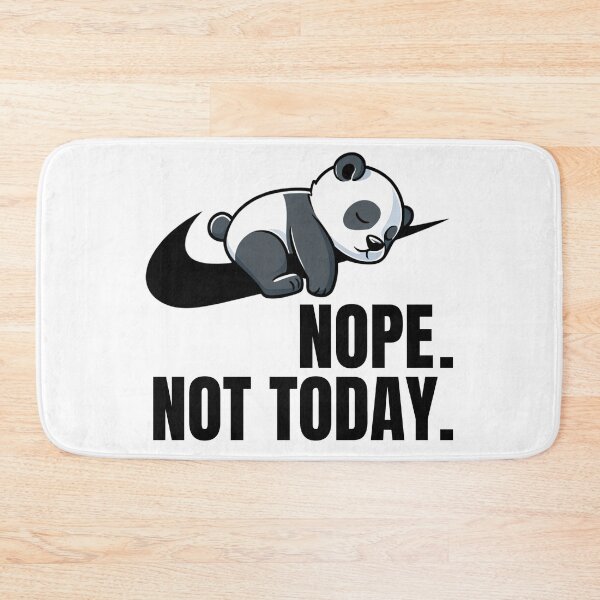 Item preview, Funny Sleeping Panda | Nikes Swoosh Parody | Nope Not Today  designed and sold by Har-vee.