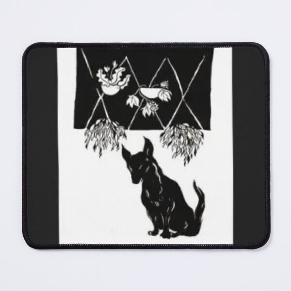 Item preview, Dog And Hanging Plants designed and sold by DarkInkTales.