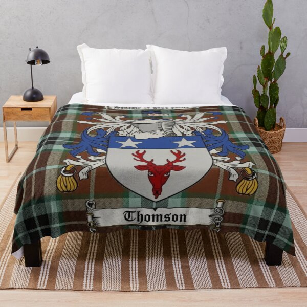 Item preview, Thomson Coat of Arms and Thomas Modern Hunting Tartan  designed and sold by Kirrindy Designs.