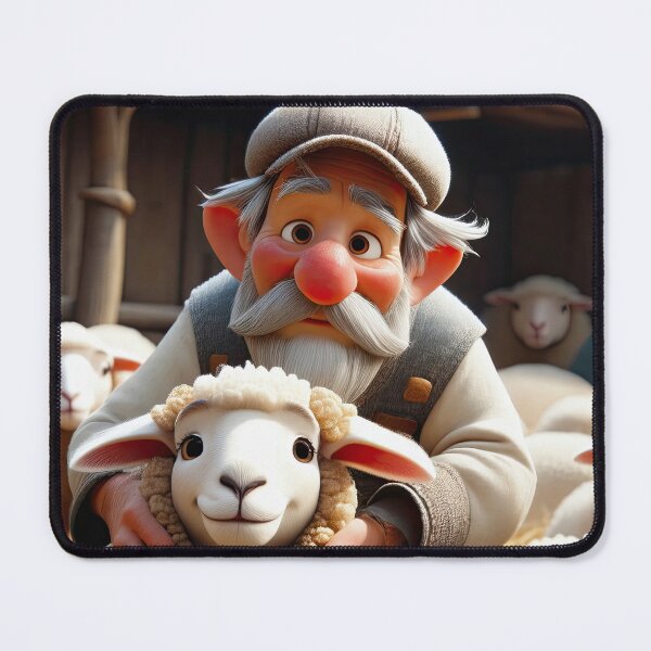 Item preview, Old Fart as a sheep shearer designed and sold by Colin Bentham.