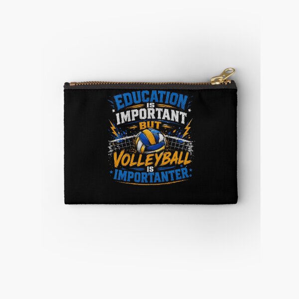 Item preview, Education Is Important But Volleyball Is Importer Volleyball Player Coach Fan designed and sold by HumansStuck12.