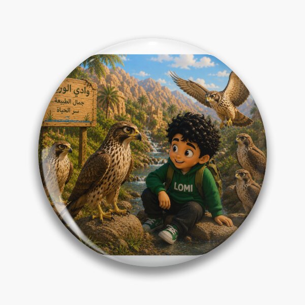 Item preview,  ⸻ Lumi and His Falcon Friend Samoor – Children’s Nature Adventure | Original Artwork designed and sold by LumivaraGallery.