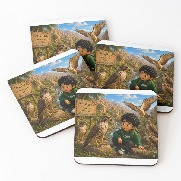 Item preview,  ⸻ Lumi and His Falcon Friend Samoor – Children’s Nature Adventure | Original Artwork designed and sold by LumivaraGallery.