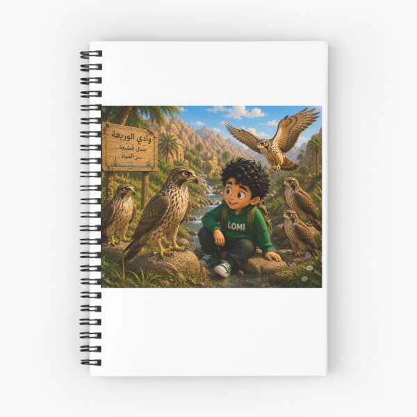 Item preview,  ⸻ Lumi and His Falcon Friend Samoor – Children’s Nature Adventure | Original Artwork designed and sold by LumivaraGallery.