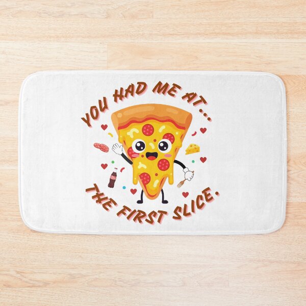 Item preview, You Had Me At The First Slice - Cute Kawaii Retro Pizza Sticker designed and sold by Frafri92.