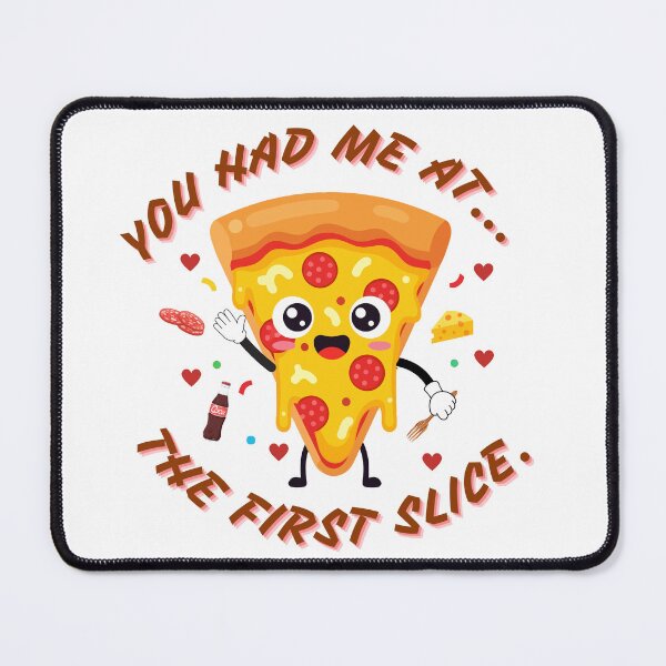 Item preview, You Had Me At The First Slice - Cute Kawaii Retro Pizza Sticker designed and sold by Frafri92.