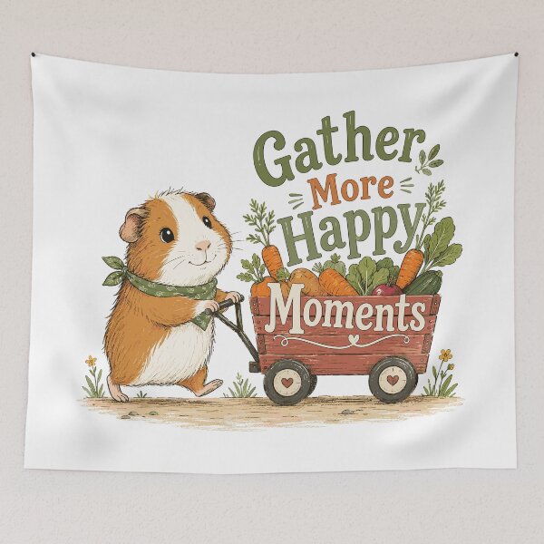 Item preview, Carrot Collector - Cute Guinea Pig Nursery designed and sold by bapupa.