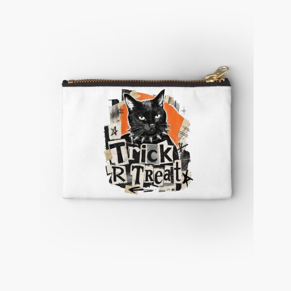 Item preview, Punk Black Cat Trick or Treat Halloween Spooky designed and sold by AntiqueImages.