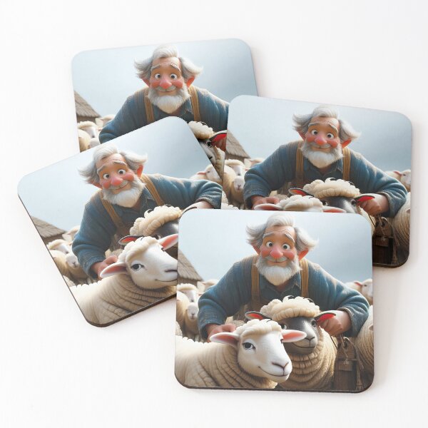 Item preview, Old Fart as a sheep shearer designed and sold by Colin Bentham.