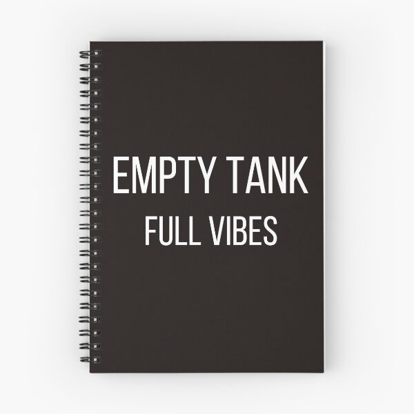 Item preview, Empty Tank Full Vibes Aesthetic Distressed Streetwear Slogan designed and sold by ZetaWear.