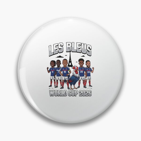 Item preview, Les Bleus France World Cup 2026 Football Rooster Cartoon Fan designed and sold by nojany.